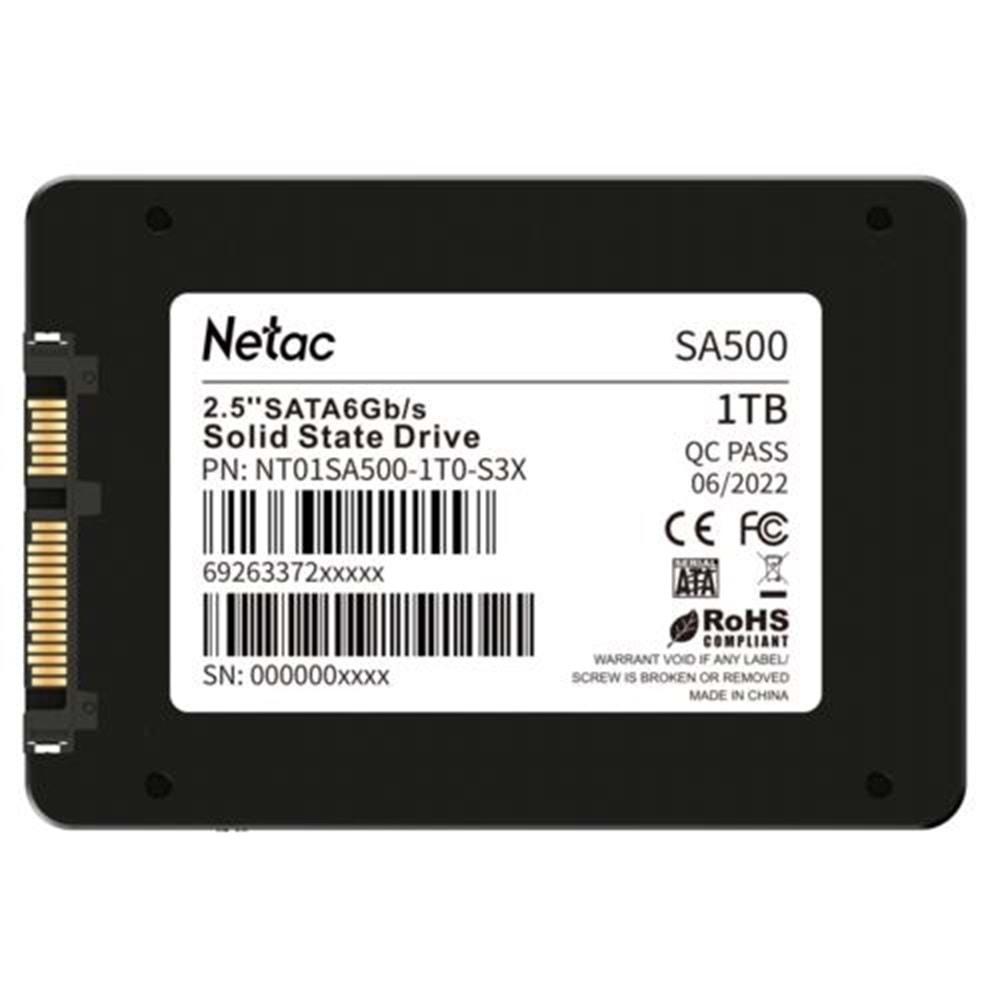 SSD NETAC SA500 1TB NT01SA500-1T0-S3X 530/475MB/s