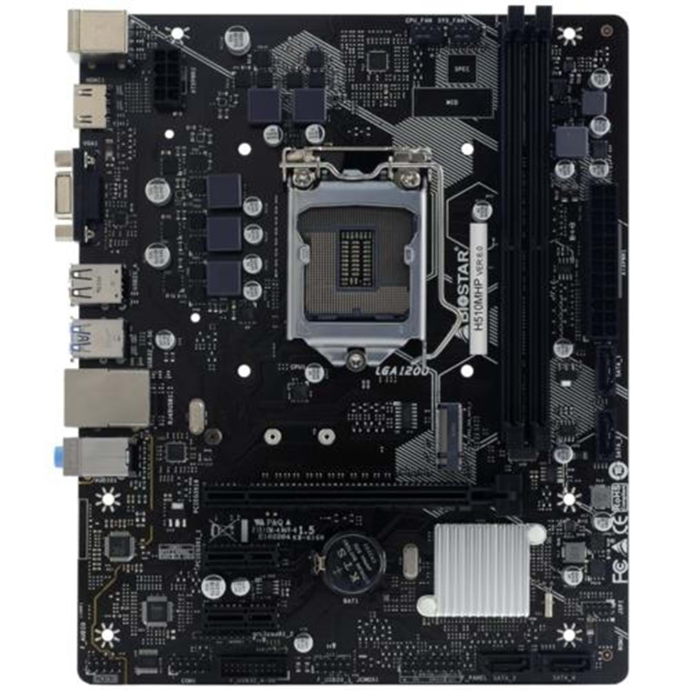 ANAKART BIOSTAR H510MHP DDR4 3200 S+V+GL LGA1200p