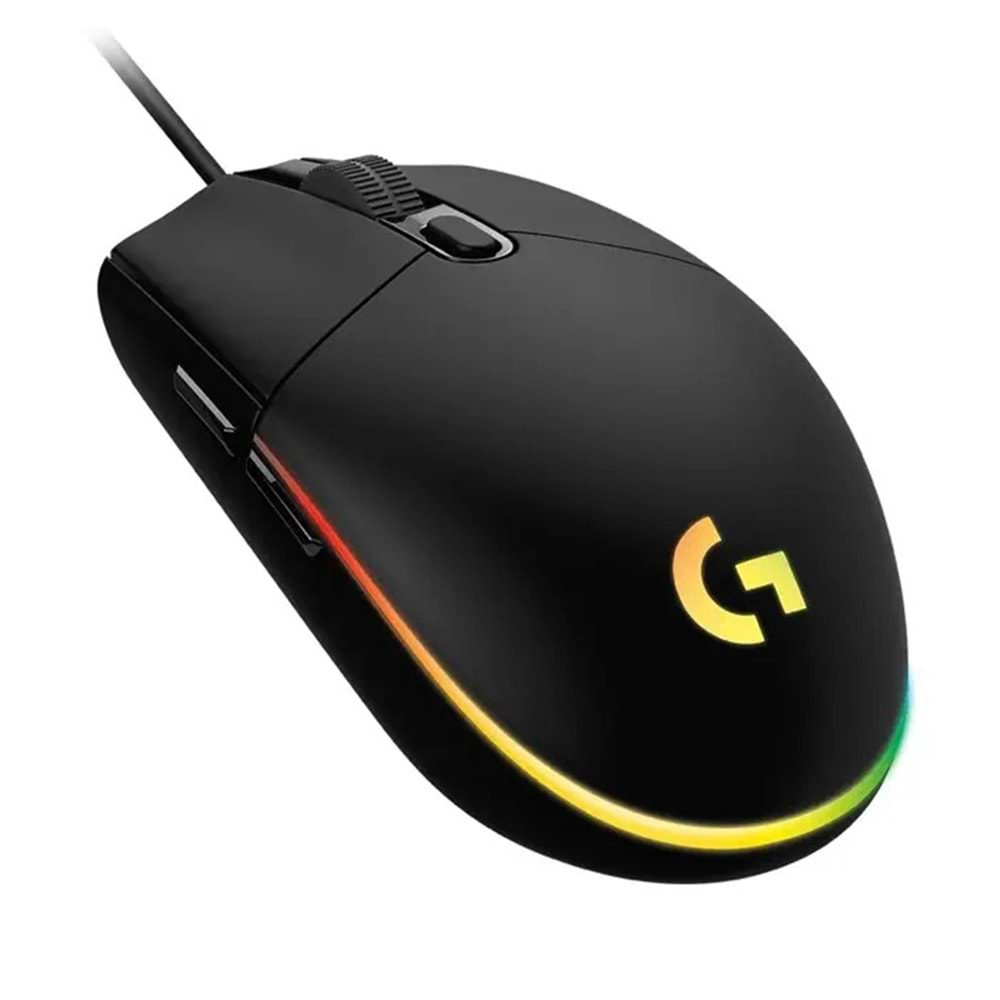 MOUSE LOGITECH G102 GAMING 910-005823 6 Tuş 8000DPI RGB SİYAH