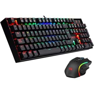 REDRAGON K551RGB-BA MECHANICAL KEYBOARD US LAYOUT M607 MOUSE COMBO