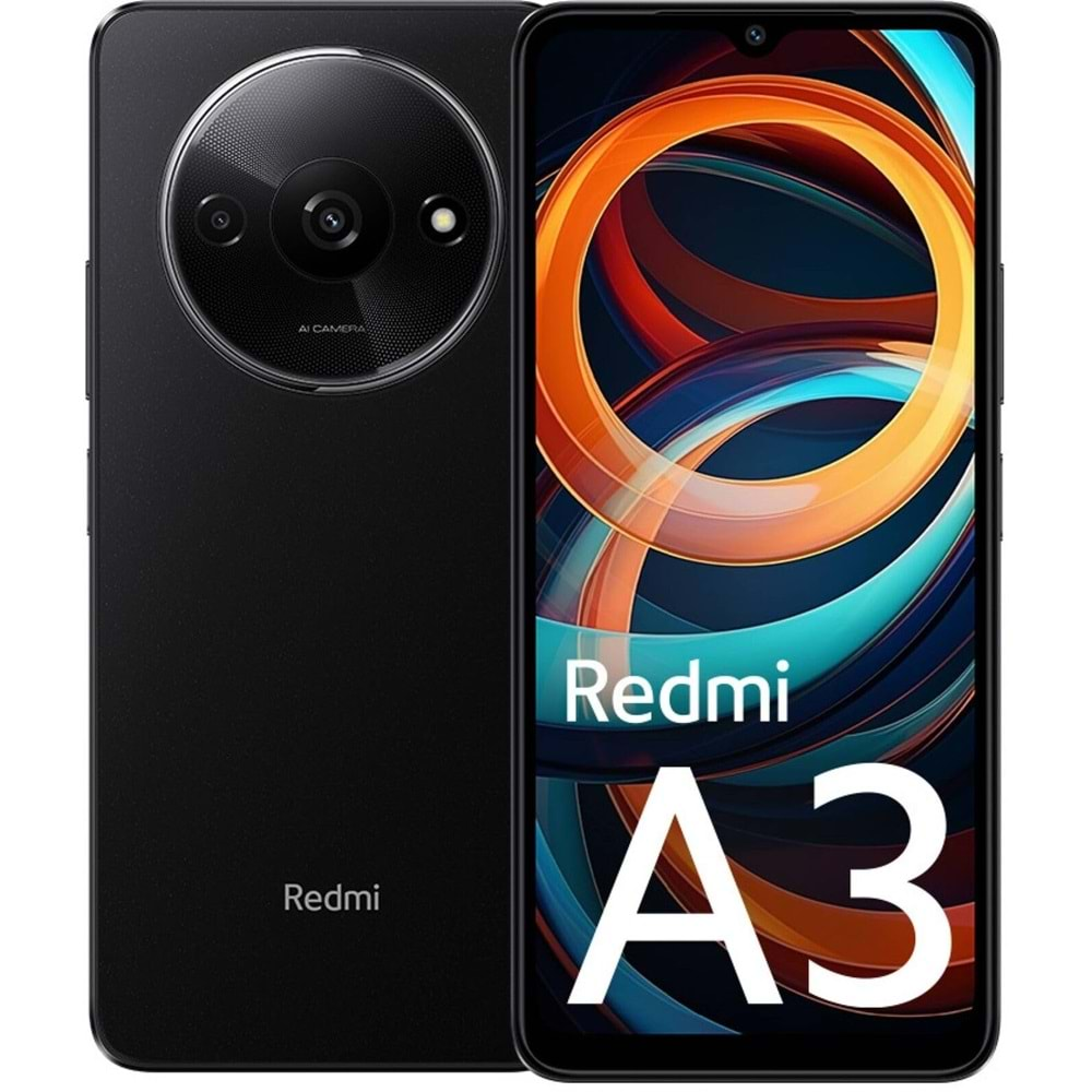 TELEFON XIAOMI REDMI A3 MIDNIGHT BLACK 4GB RAM 128GB